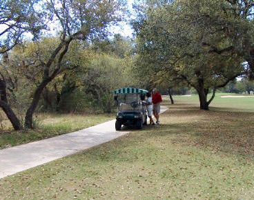 pervious park path